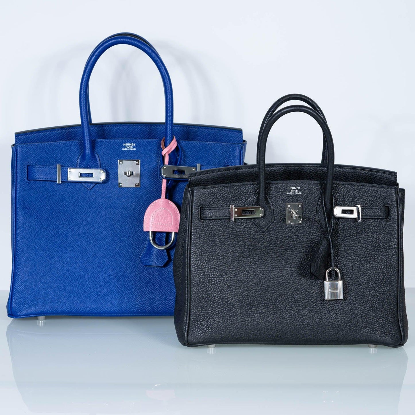 Hermes Birkin 30 Blue Electric Epsom with Palladium Hardware