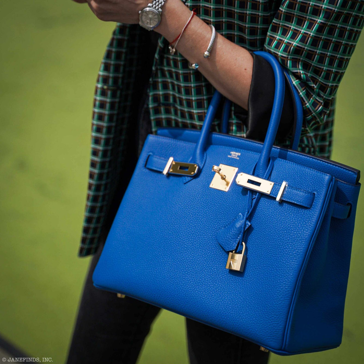 Hermes Birkin 30 Blue Zellige Togo with Gold Hardware