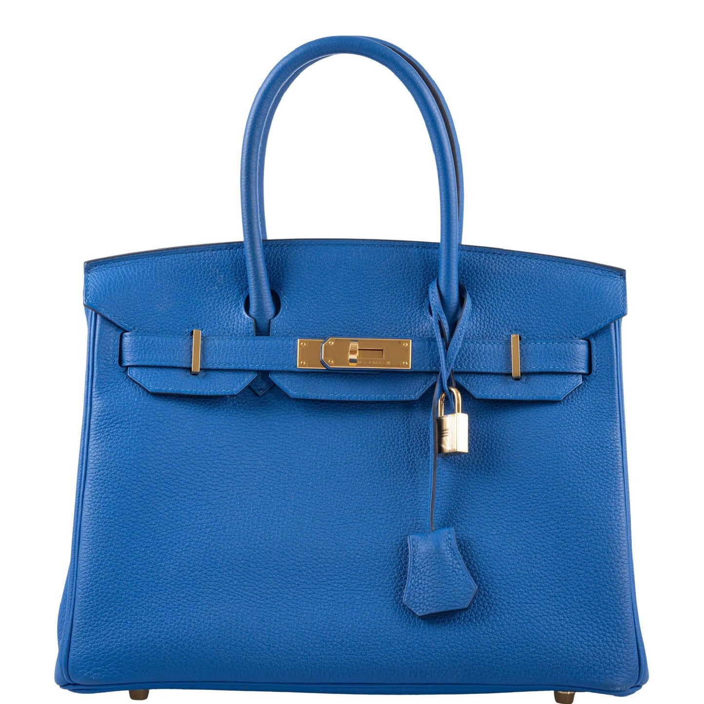 Hermes Birkin 30 Blue Zellige Togo with Gold Hardware