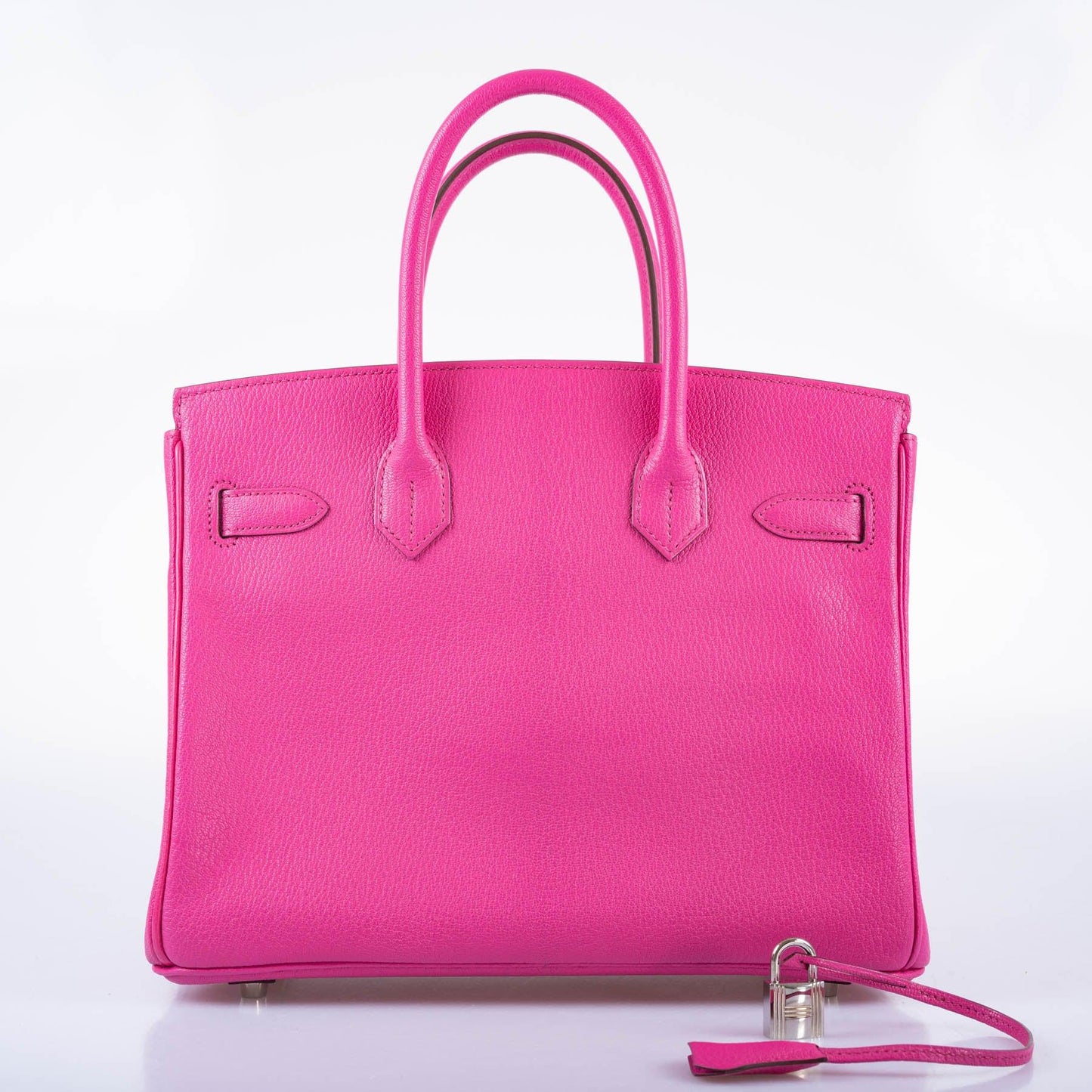 Hermes Birkin 30 Candy Collection Rose Tyrien Chèvre Palladium Hardware