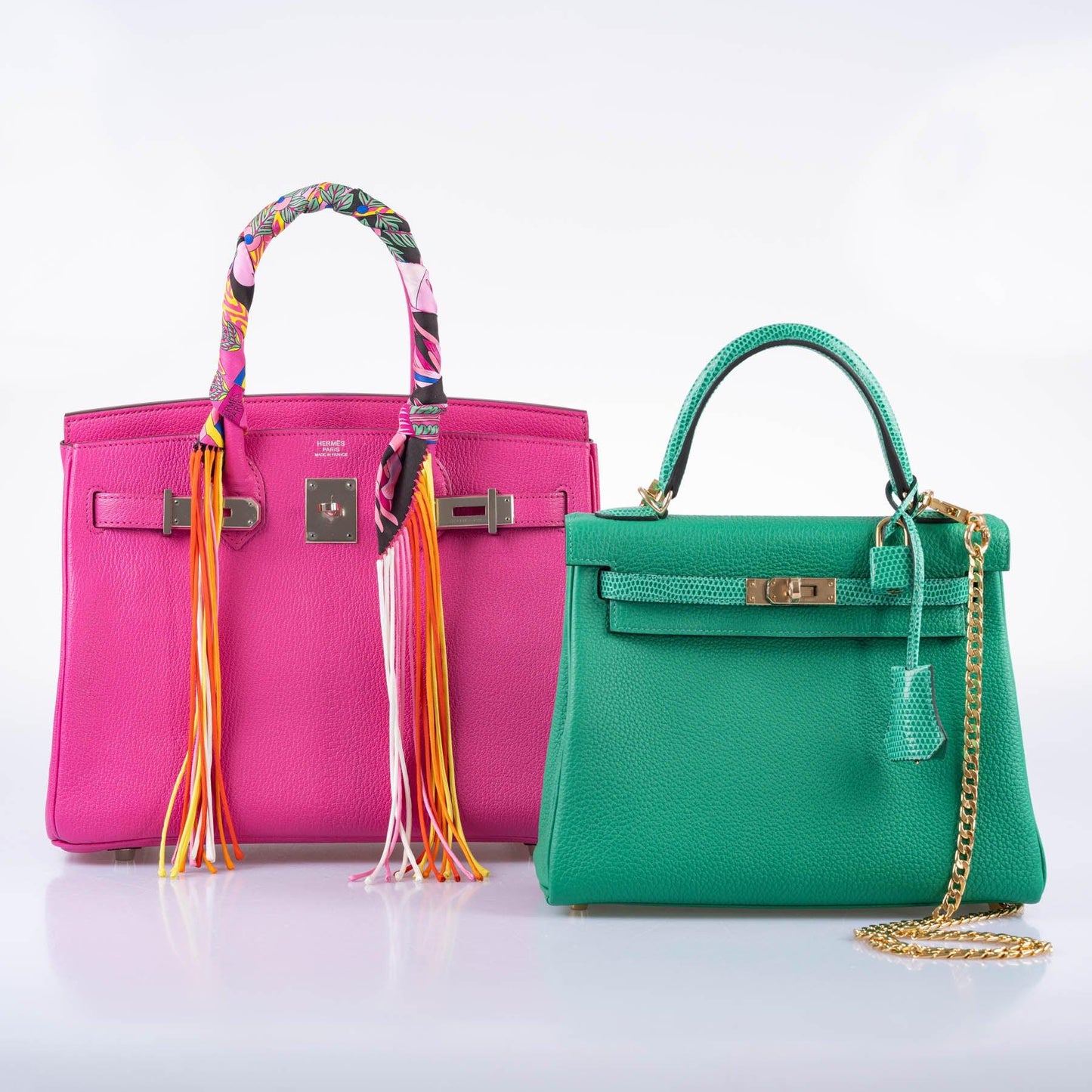 Hermes Birkin 30 Candy Collection Rose Tyrien Chèvre Palladium Hardware