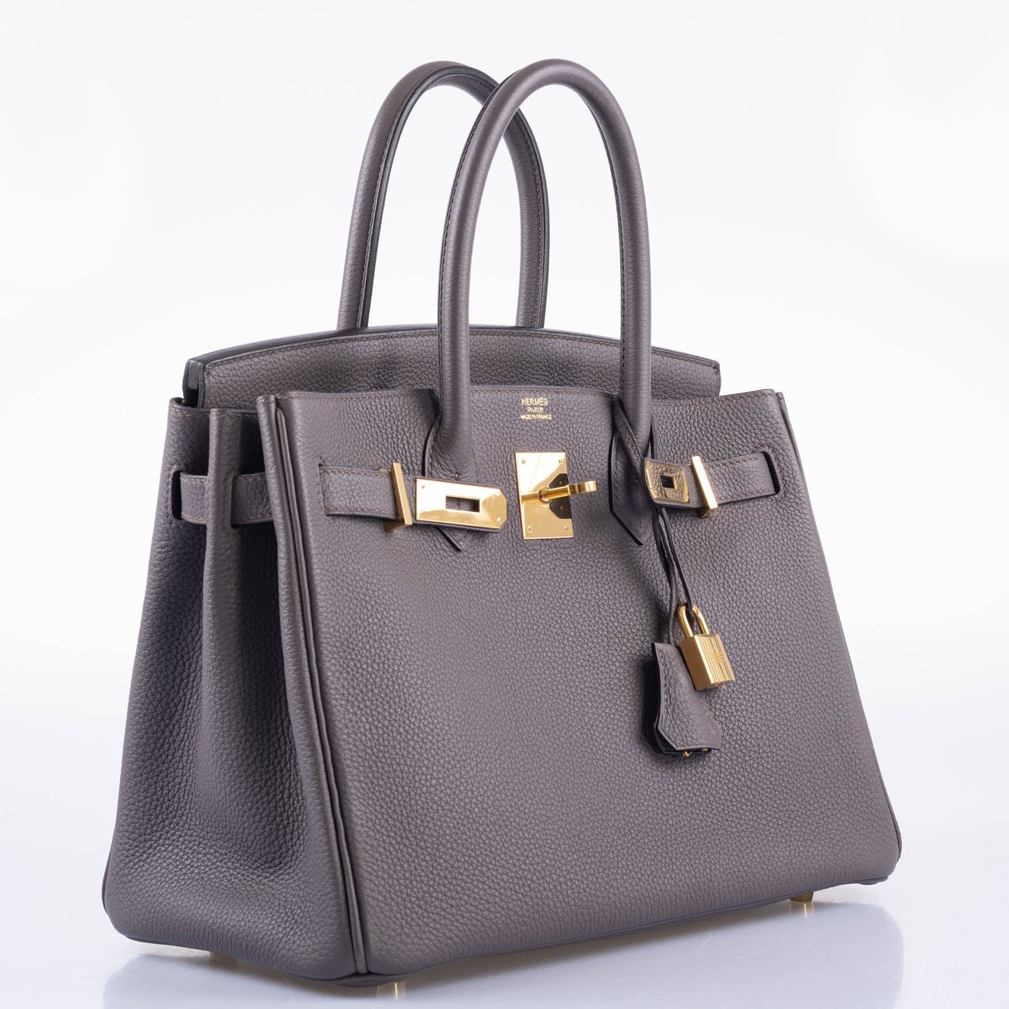 Hermes Birkin 30 Etain Togo with Gold Hardware