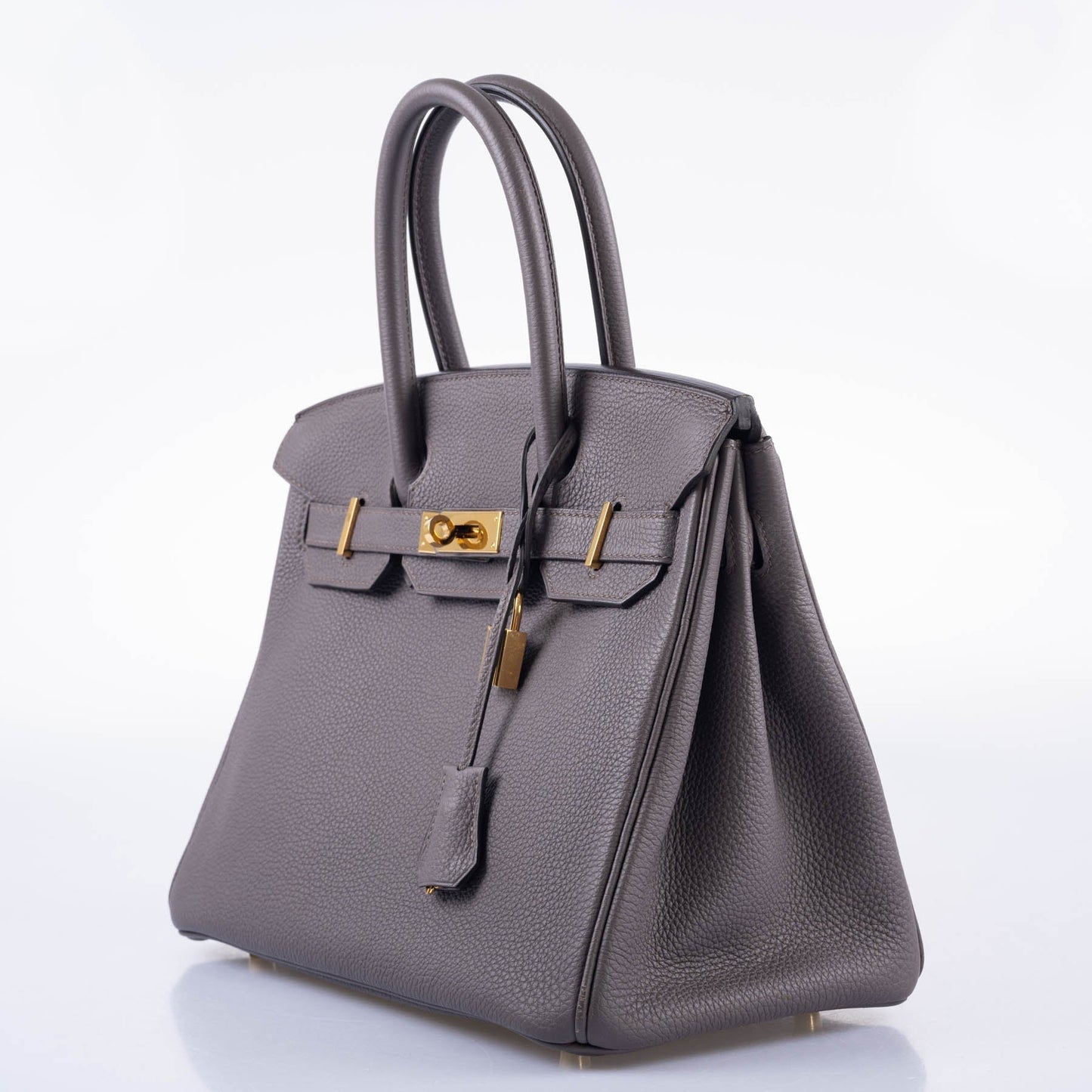 Hermes Birkin 30 Etain Togo with Gold Hardware