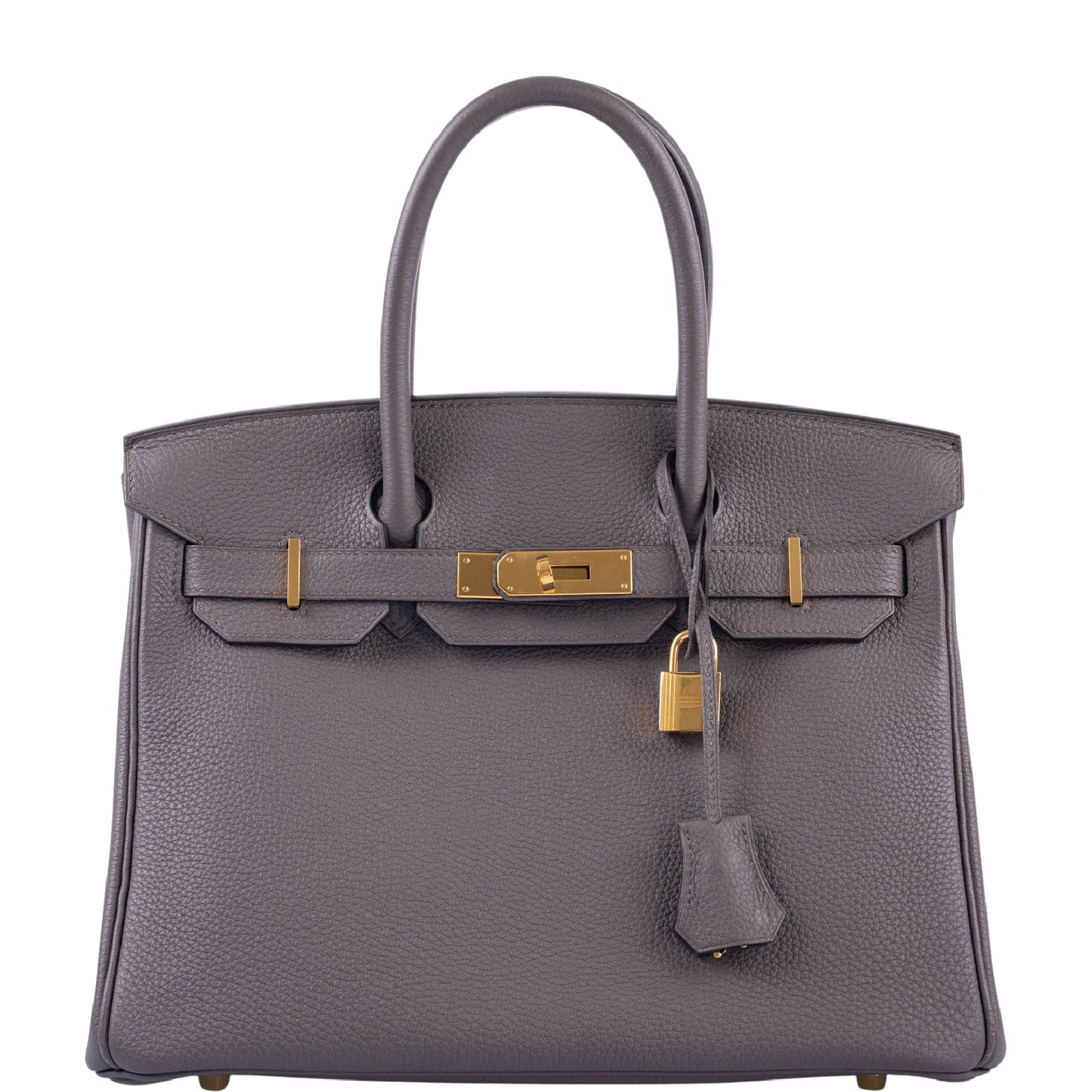 Hermes Birkin 30 Etain Togo with Gold Hardware