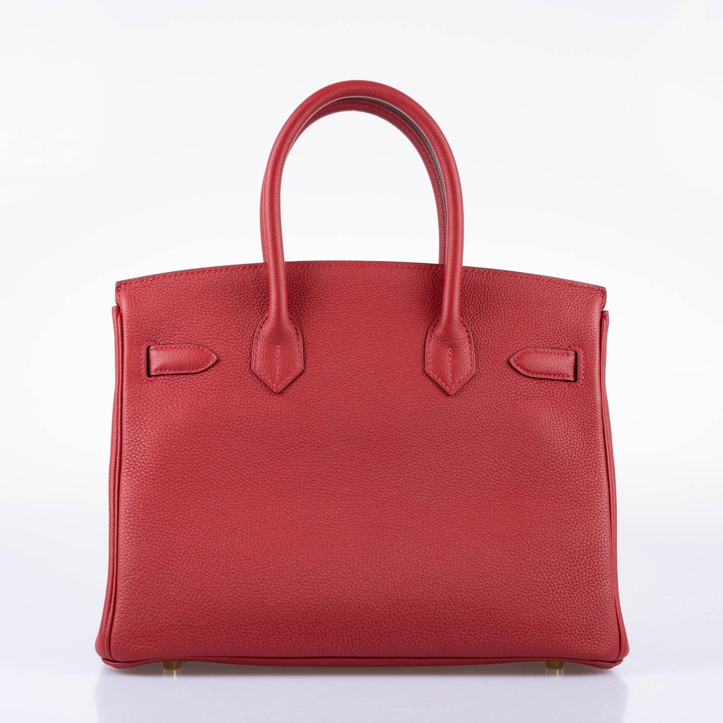 Hermes Birkin 30 Rouge Vif Togo Gold Hardware - 2017, A