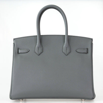 Hermes Birkin 30 Vert Amande Epsom with Palladium Hardware - 2021, Z