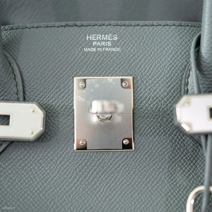 Hermes Birkin 30 Vert Amande Epsom with Palladium Hardware - 2021, Z