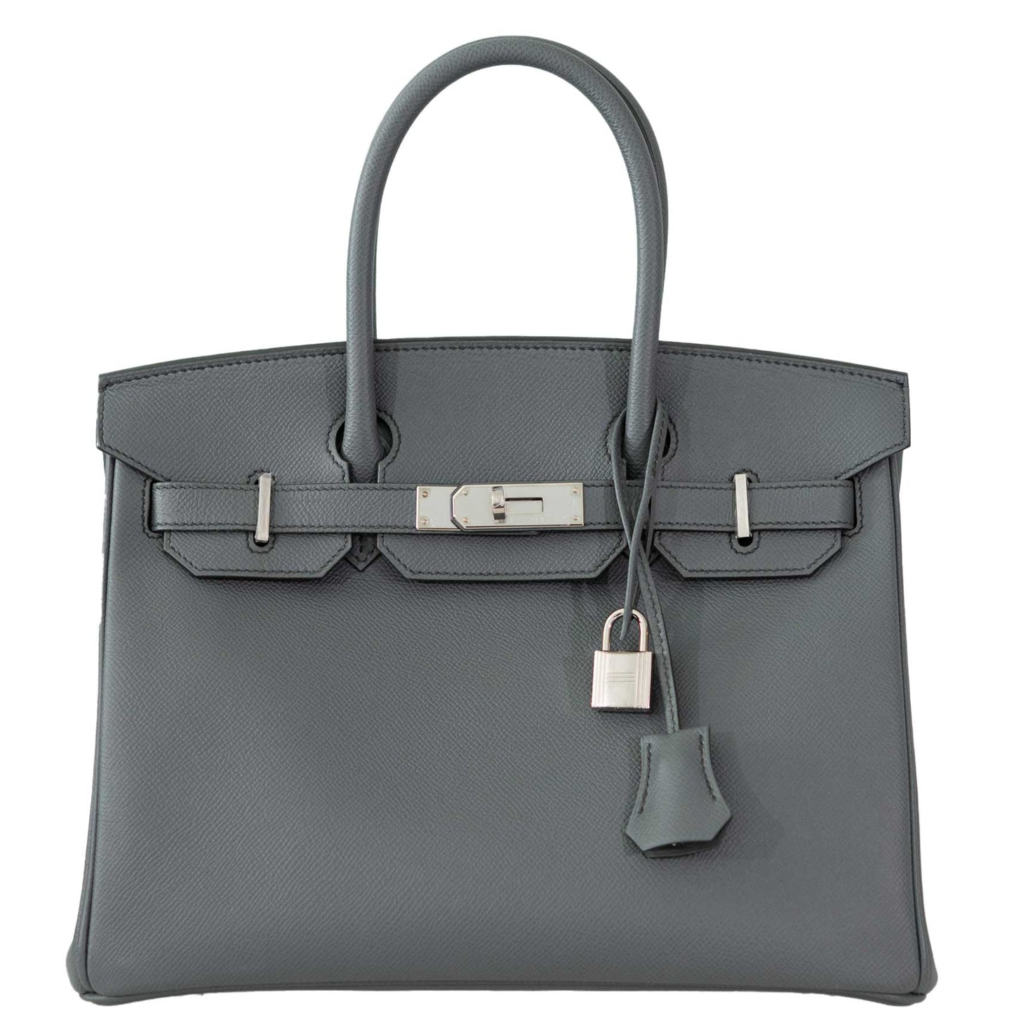 Hermes Birkin 30 Vert Amande Epsom with Palladium Hardware - 2021, Z