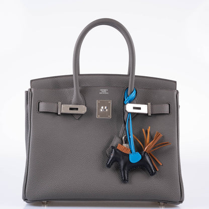 Hermes Birkin 30 Vert Gris Togo with Palladium Hardware - 2020, Y