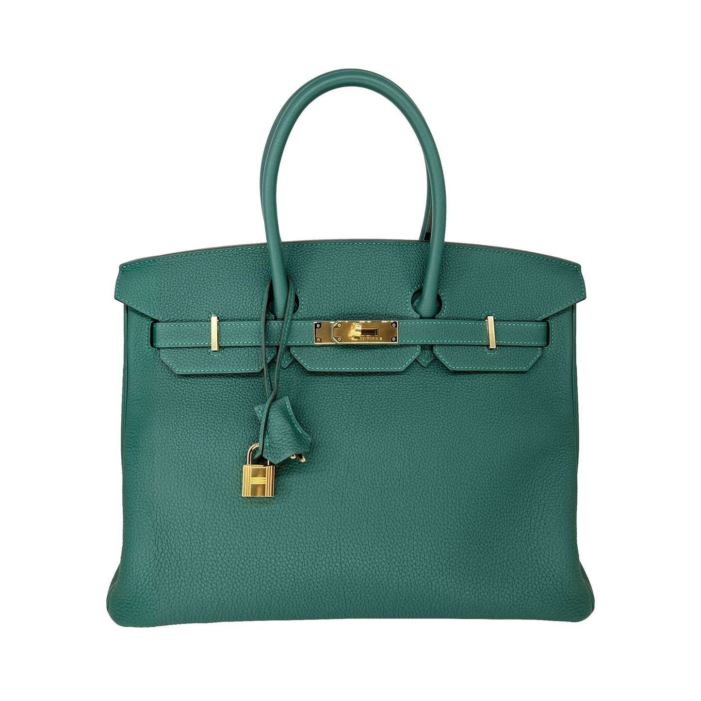 Top Quality Hermes Birkin Malachite Togo Designer Bag B35 GHW