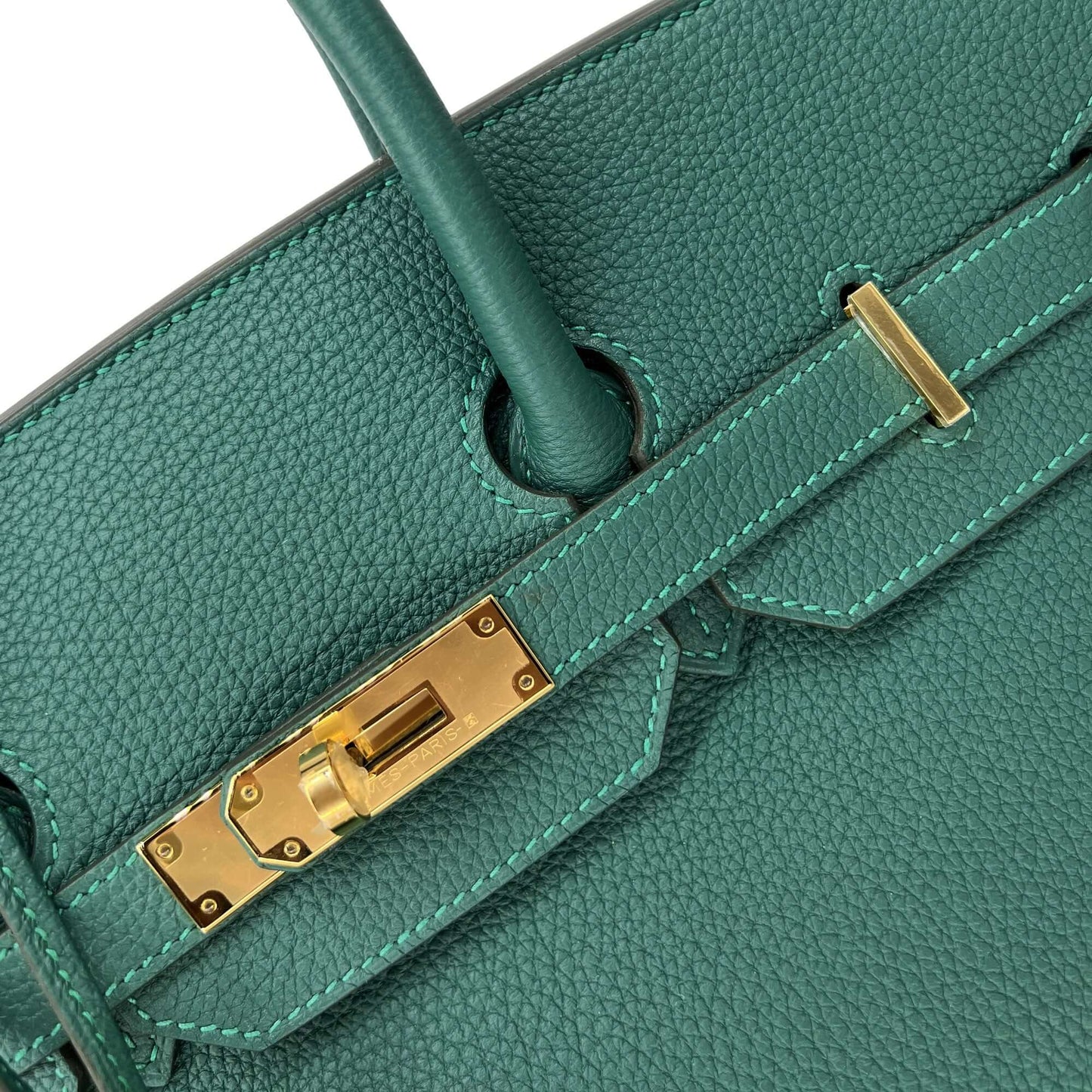 Top Quality Hermes Birkin Malachite Togo Designer Bag B35 GHW