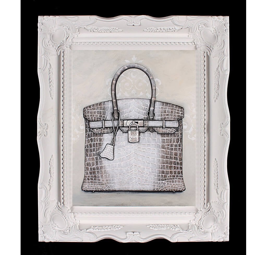 Small Limited Edition Himalayan Hermès Birkin Giclée