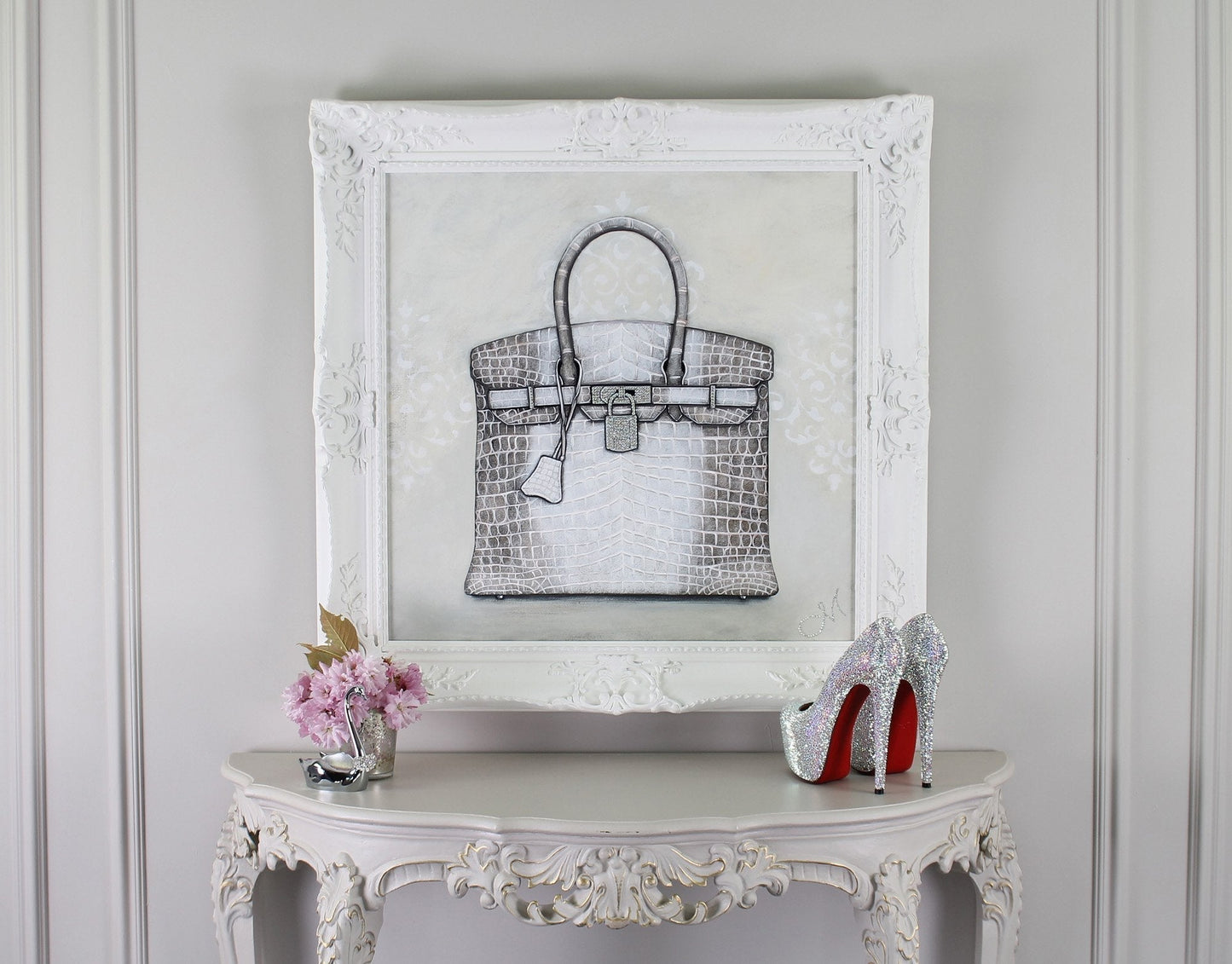 Original Himalayan Hermès Birkin Painting