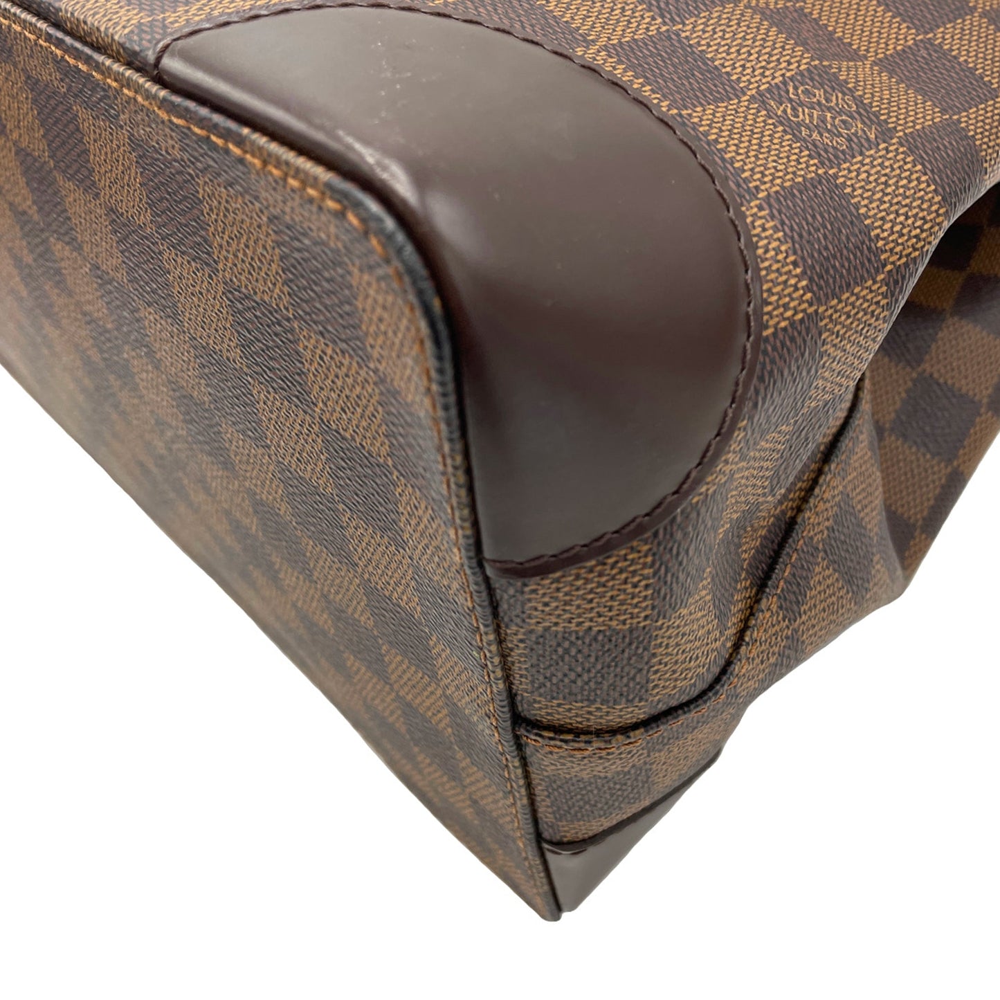 Brown Louis Vuitton Damier Ebene Hampstead MM Tote Bag