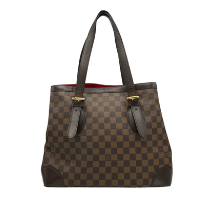 Brown Louis Vuitton Damier Ebene Hampstead MM Tote Bag