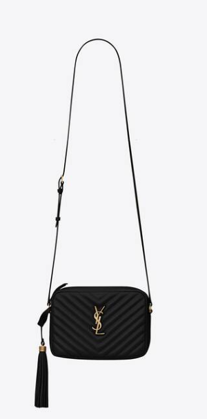 YSL Lou Small Bag In Black