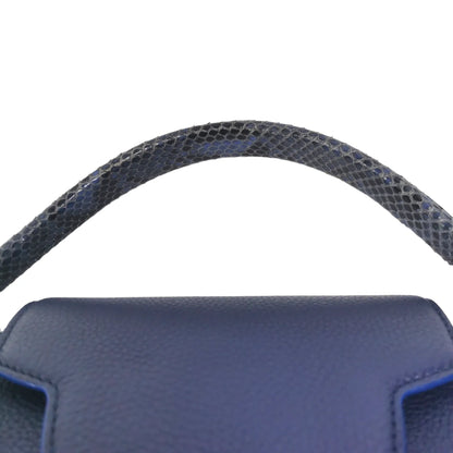 Louis Vuitton Capucines MM Exotic Blue Taurillon