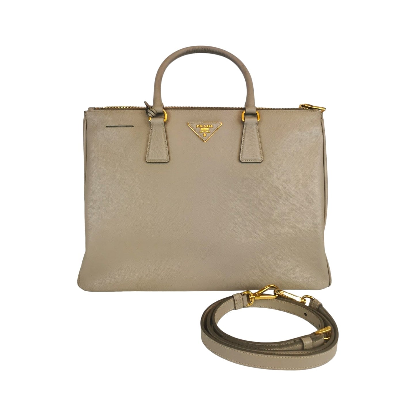 Prada Galleria Large Beige Saffiano