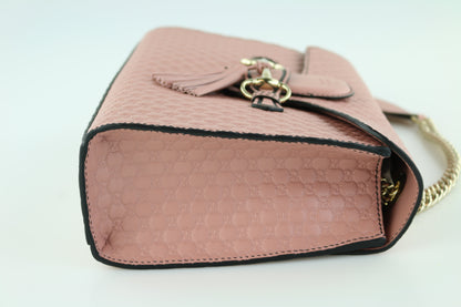 Pink Guccissima Emily Chain Shoulder Bag