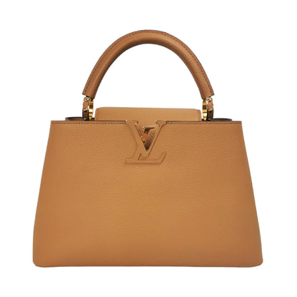 Louis Vuitton Capucines MM Arizona Beige Taurillon