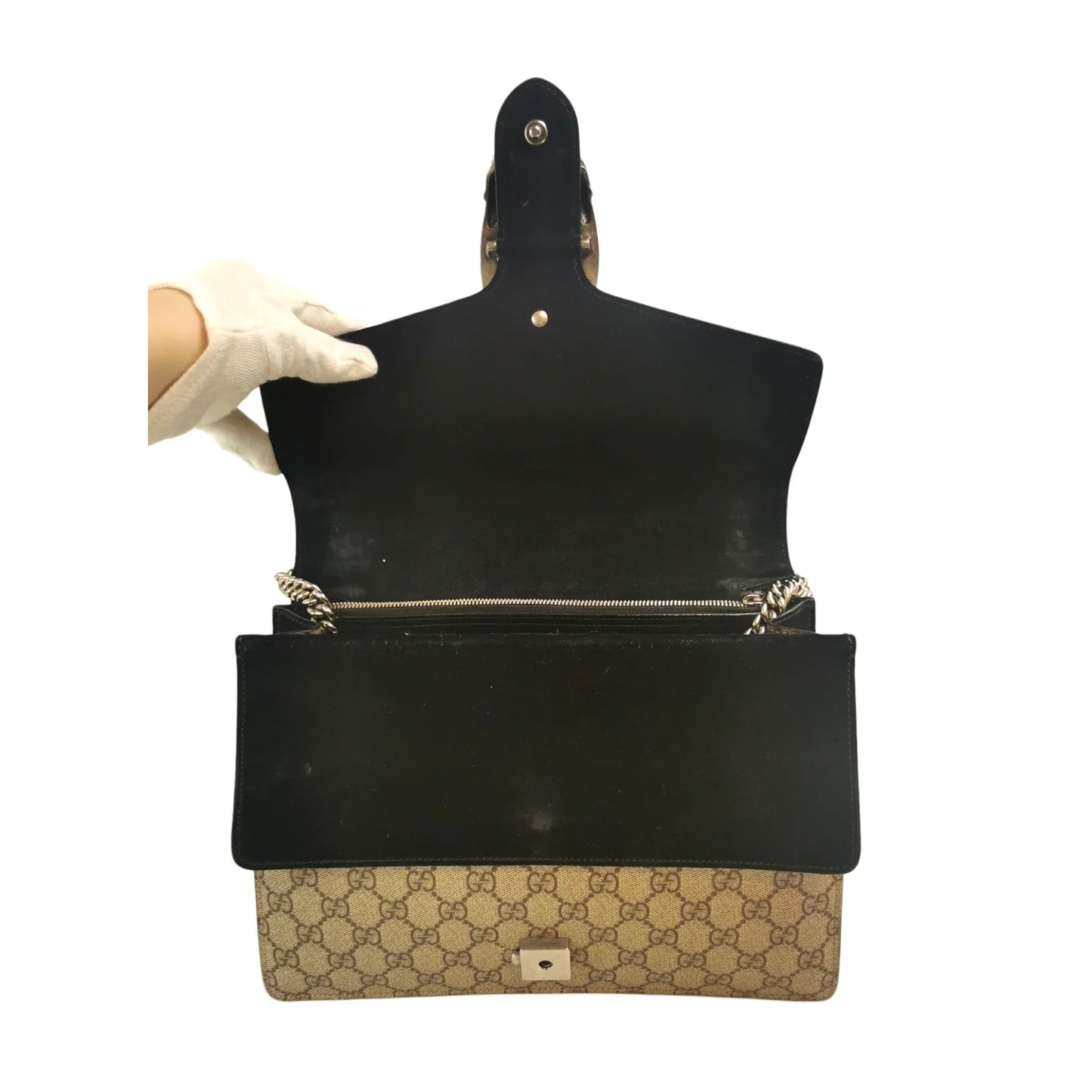 Gucci Dionysus Medium GG Canvas Black