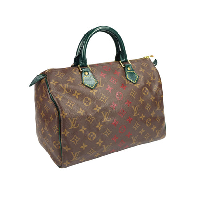 Upcycled Louis Vuitton Speedy 30 Monogram Canvas - Christmas Tree