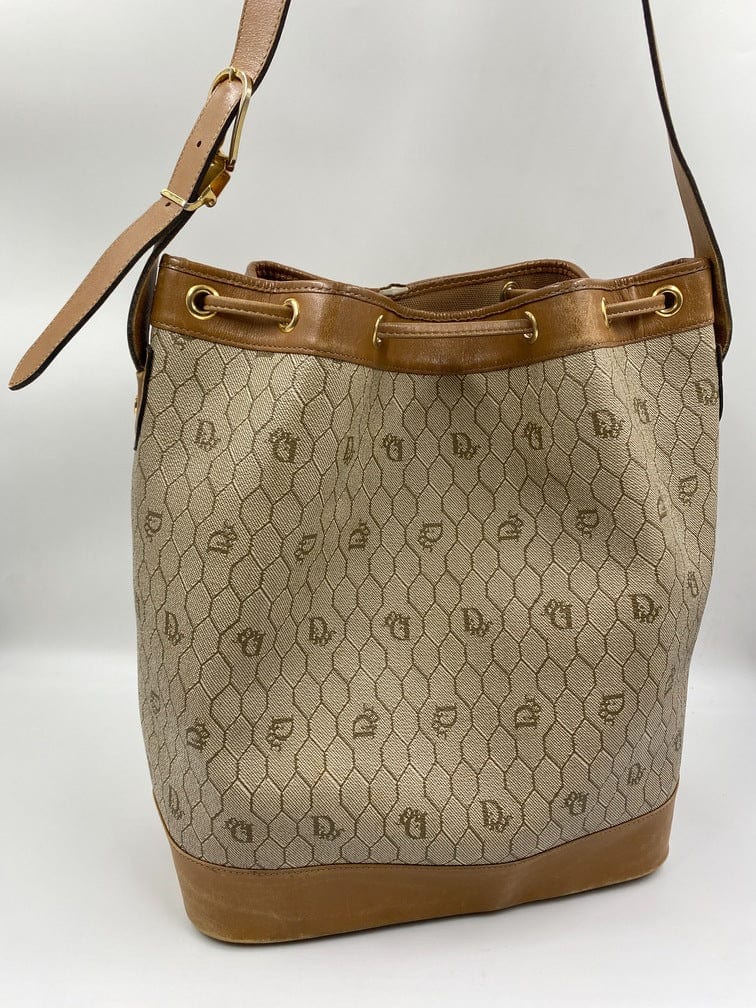 Vintage Dior Honeycomb Bucket Bag