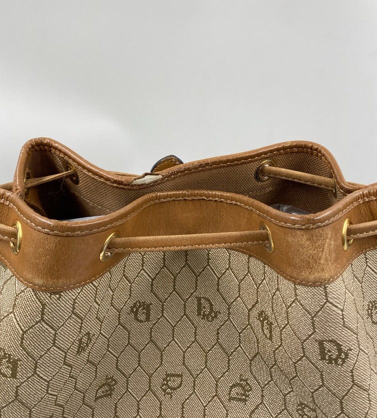 Vintage Dior Honeycomb Bucket Bag