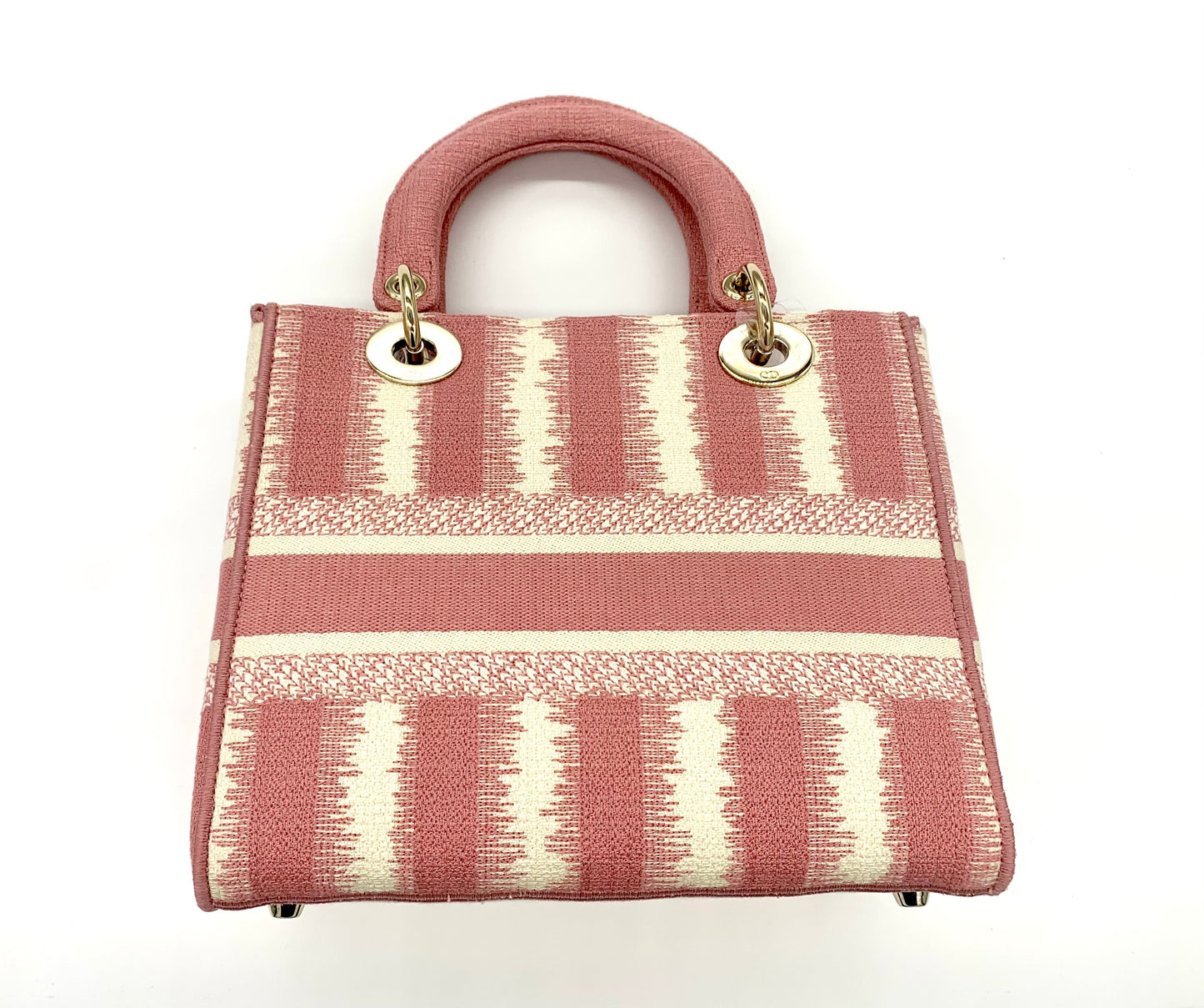 CHRISTIAN DIOR LADY D-LITE PINK MEDIUM BAG