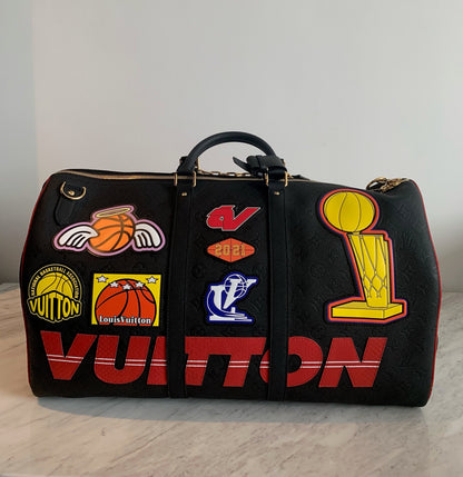 Louis Vuitton X NBA Black 50 Keepall