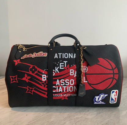 Louis Vuitton X NBA Black 50 Keepall