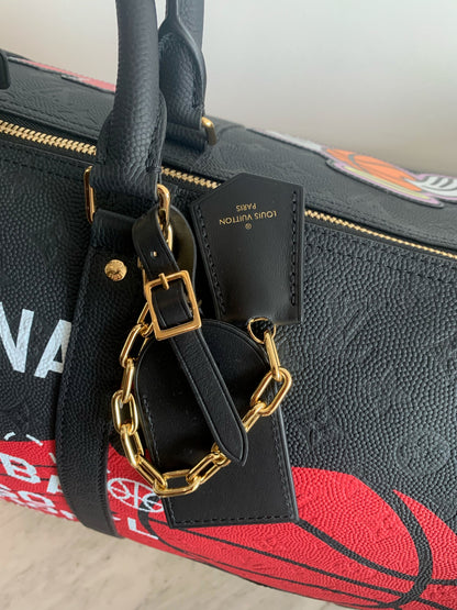 Louis Vuitton X NBA Black 50 Keepall