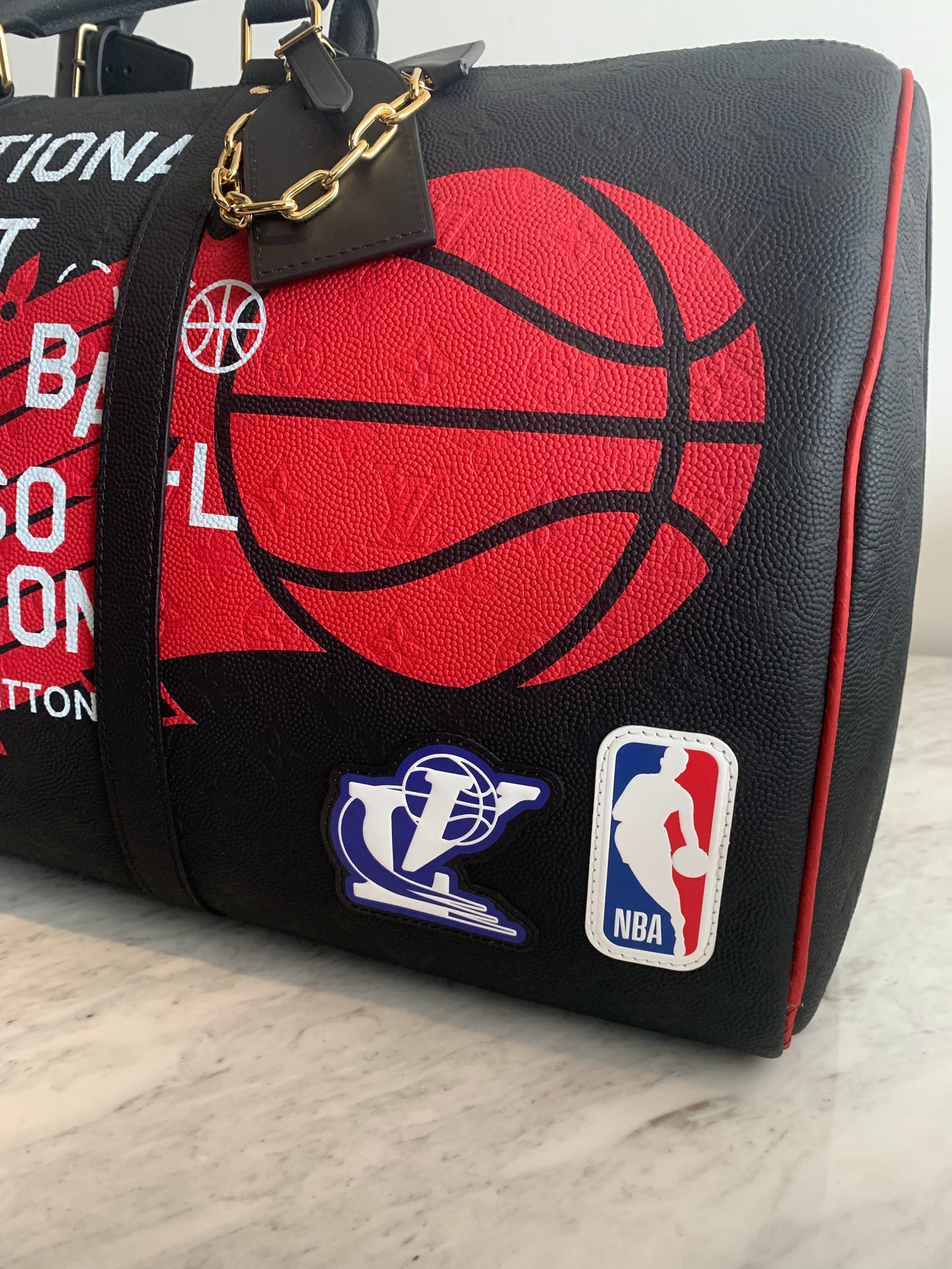 Louis Vuitton X NBA Black 50 Keepall