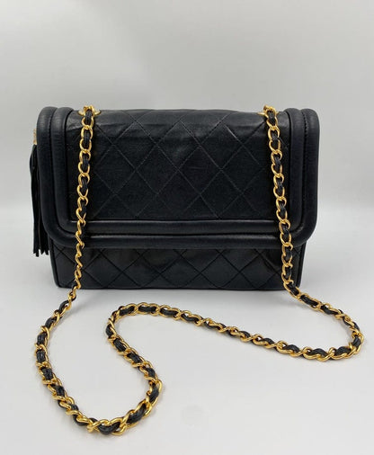 Vintage Chanel Flap Bag w Tassel