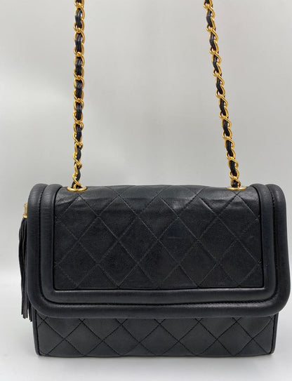 Vintage Chanel Flap Bag w Tassel