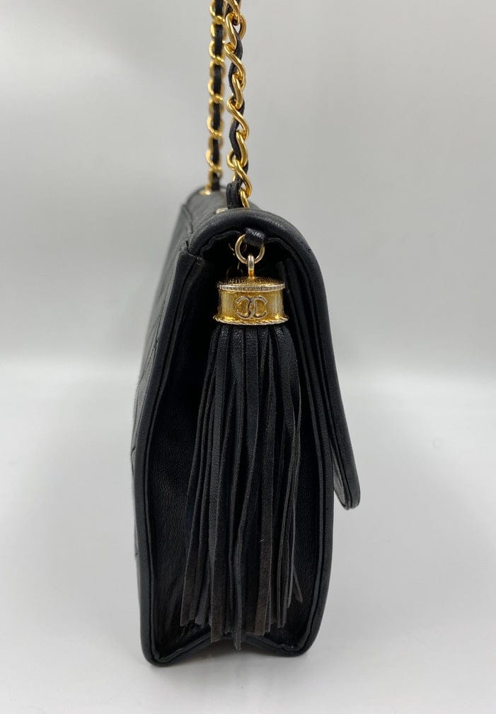 Vintage Chanel Flap Bag w Tassel