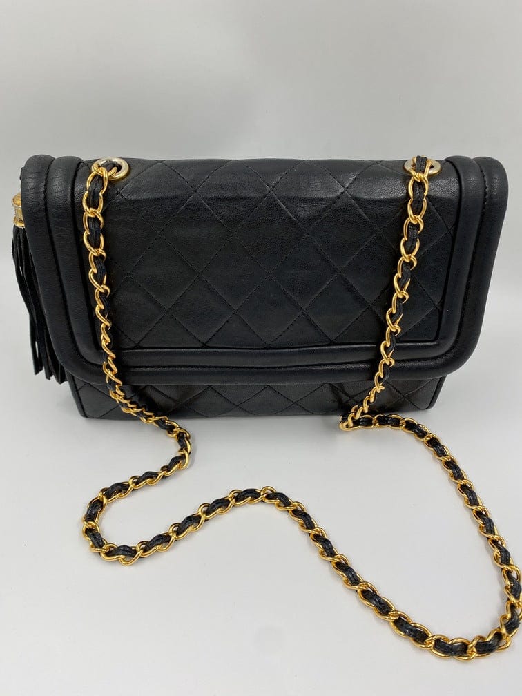 Vintage Chanel Flap Bag w Tassel