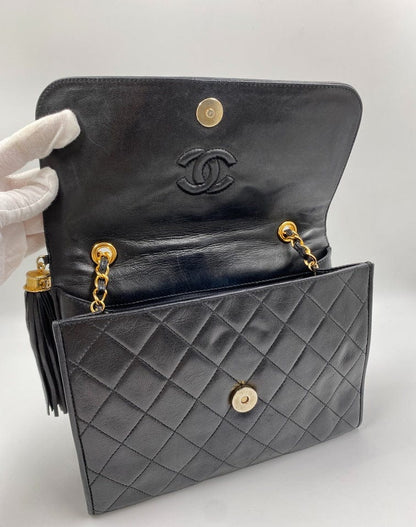 Vintage Chanel Flap Bag w Tassel