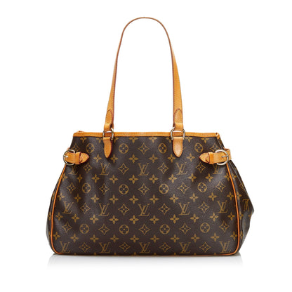 Brown Louis Vuitton Monogram Batignolles Horizontal Tote Bag