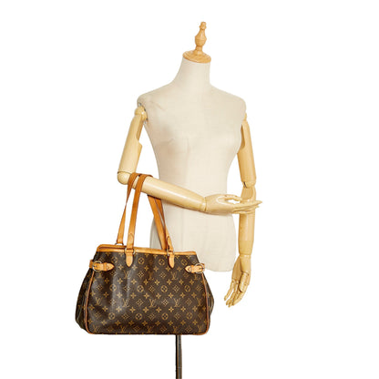 Brown Louis Vuitton Monogram Batignolles Horizontal Tote Bag