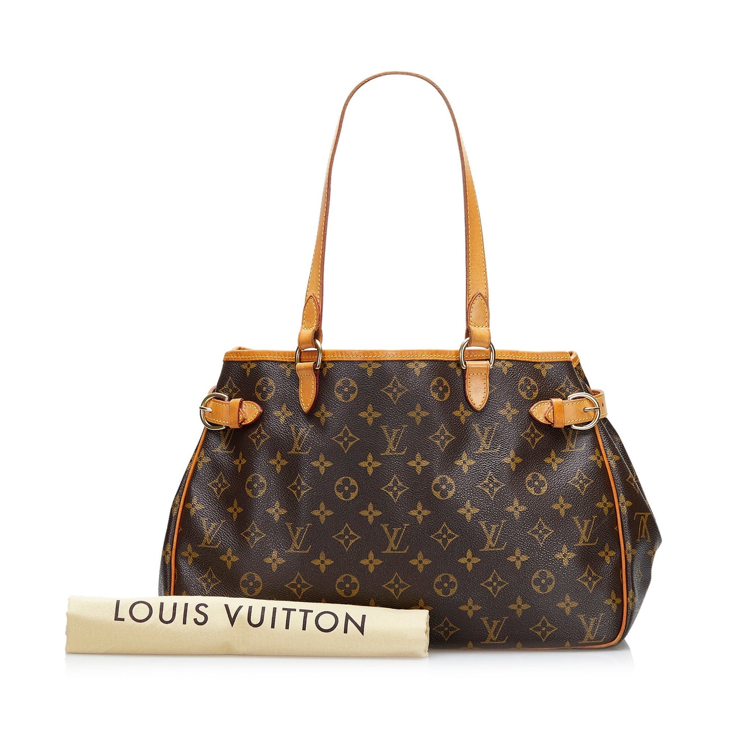 Brown Louis Vuitton Monogram Batignolles Horizontal Tote Bag