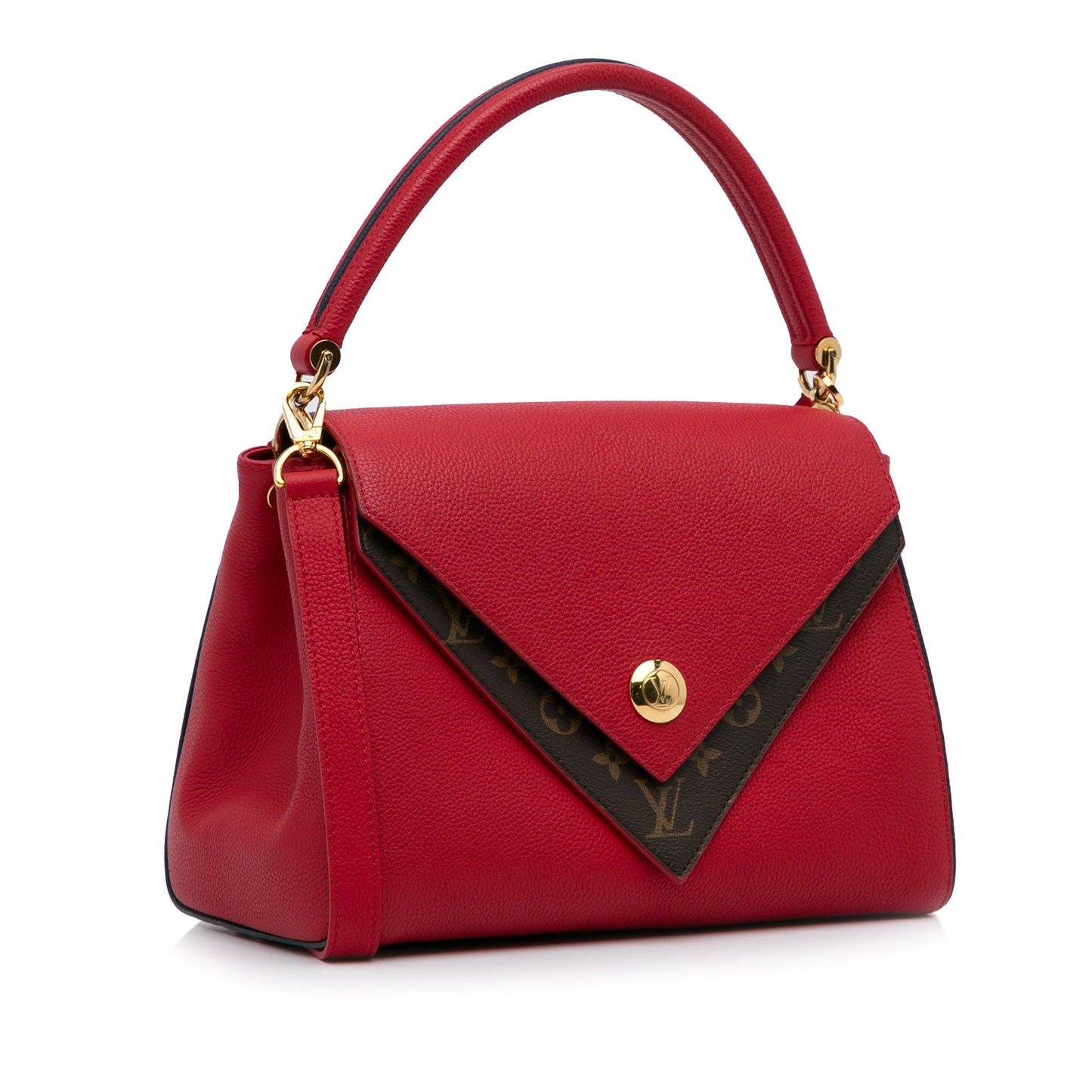 Louis Vuitton Double V Red Monogram Canvas