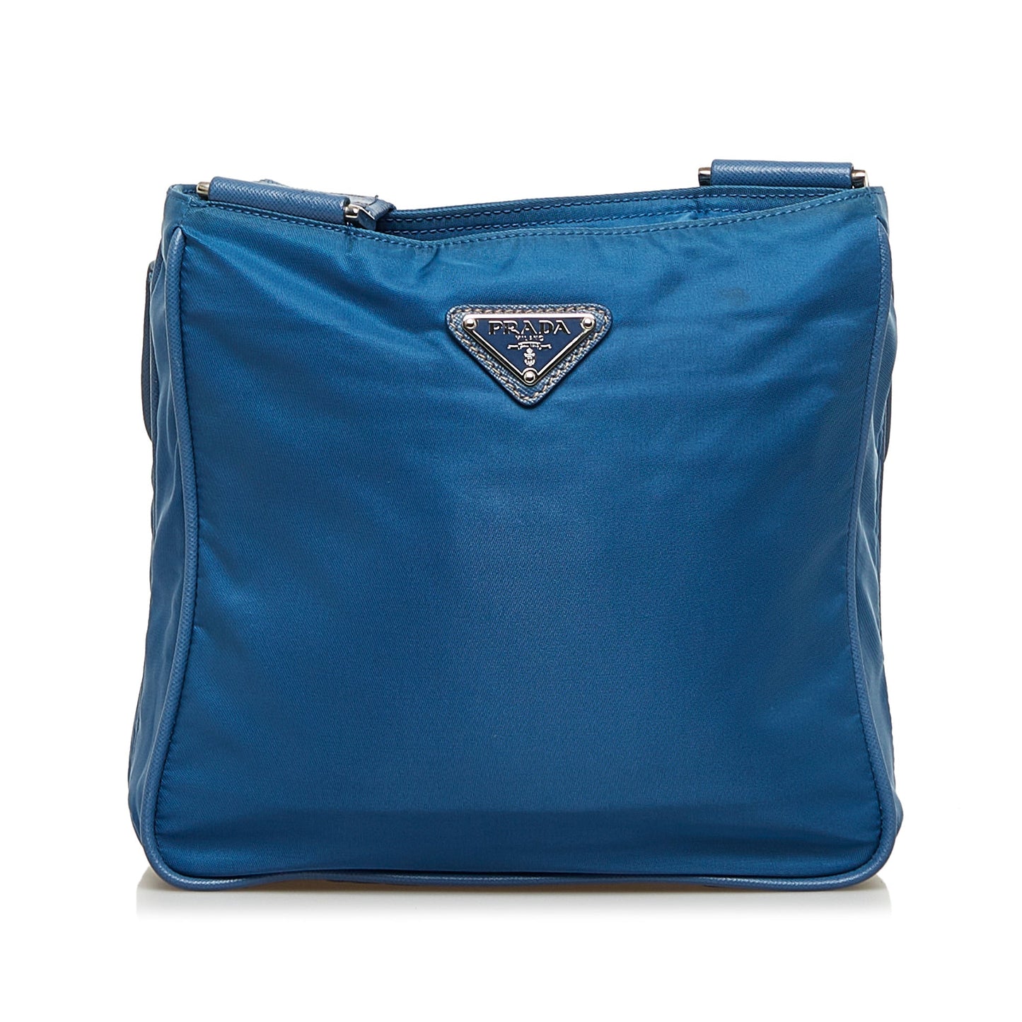 Prada Tessuto Crossbody Bag Blue