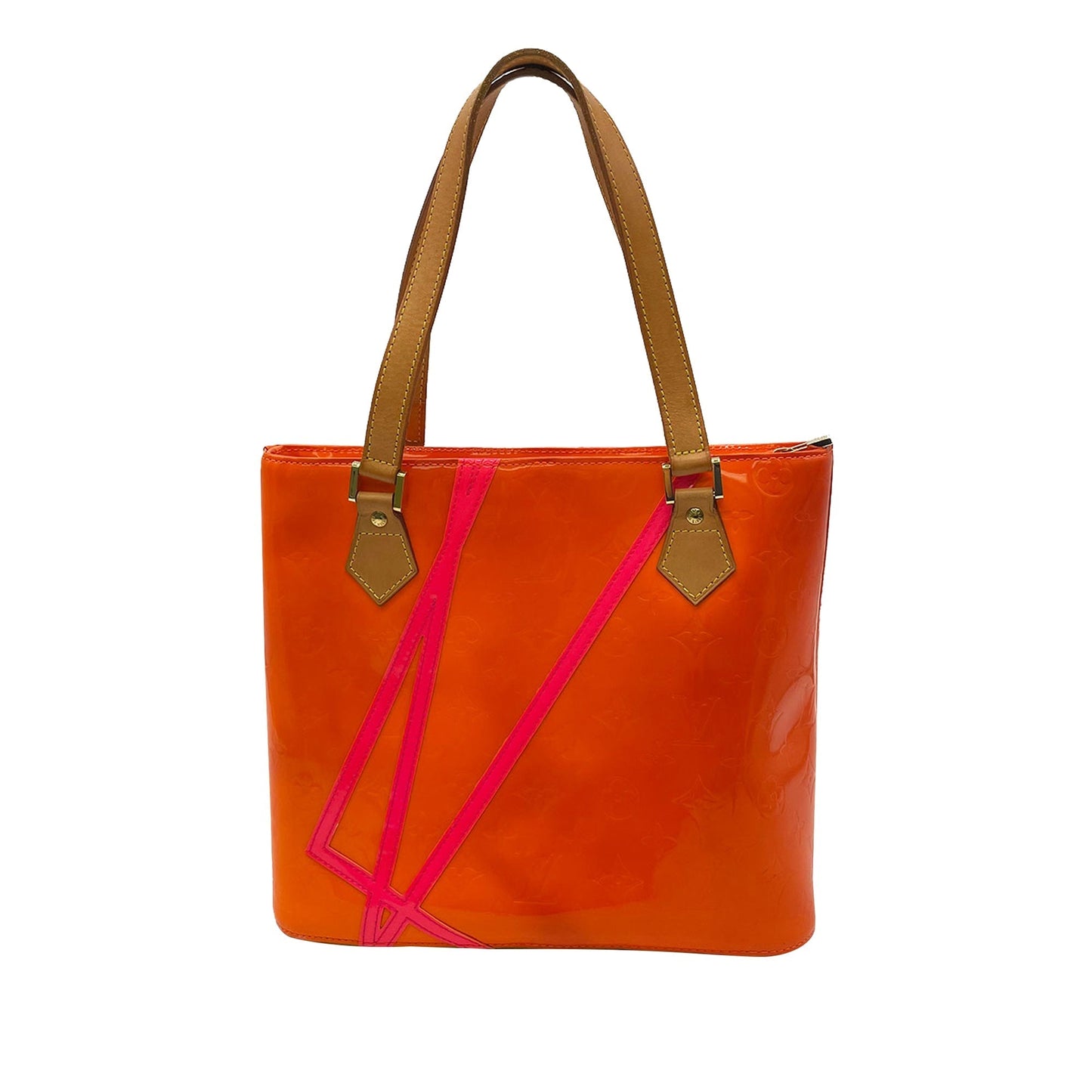 Louis Vuitton x Robert Wilson Houston PM Orange Monogram Vernis