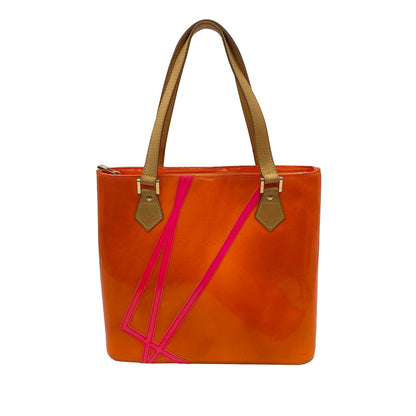 Louis Vuitton x Robert Wilson Houston PM Orange Monogram Vernis