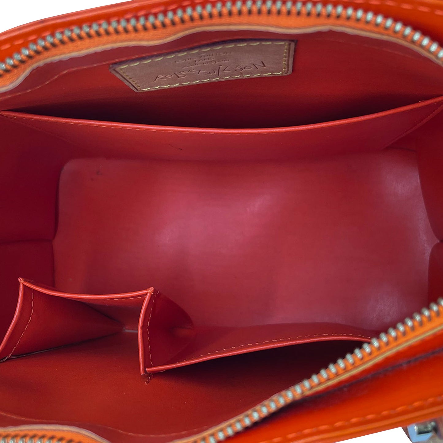 Louis Vuitton x Robert Wilson Houston PM Orange Monogram Vernis