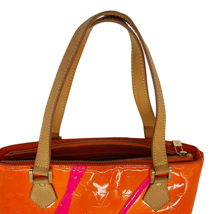 Louis Vuitton x Robert Wilson Houston PM Orange Monogram Vernis