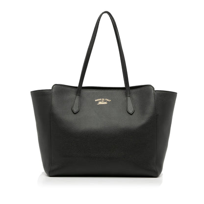 Black Gucci Medium Swing Tote