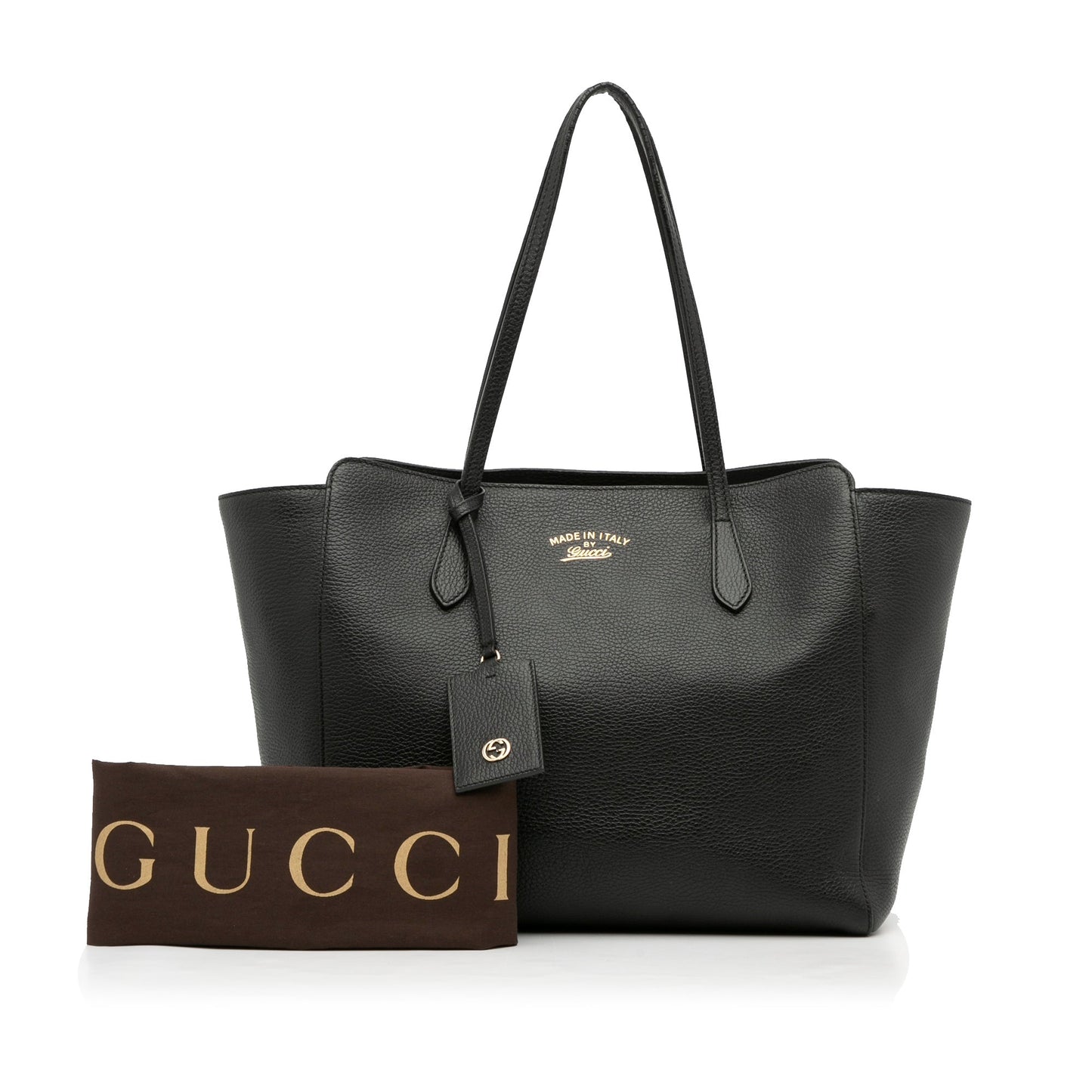 Black Gucci Medium Swing Tote