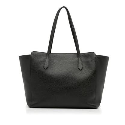 Black Gucci Medium Swing Tote